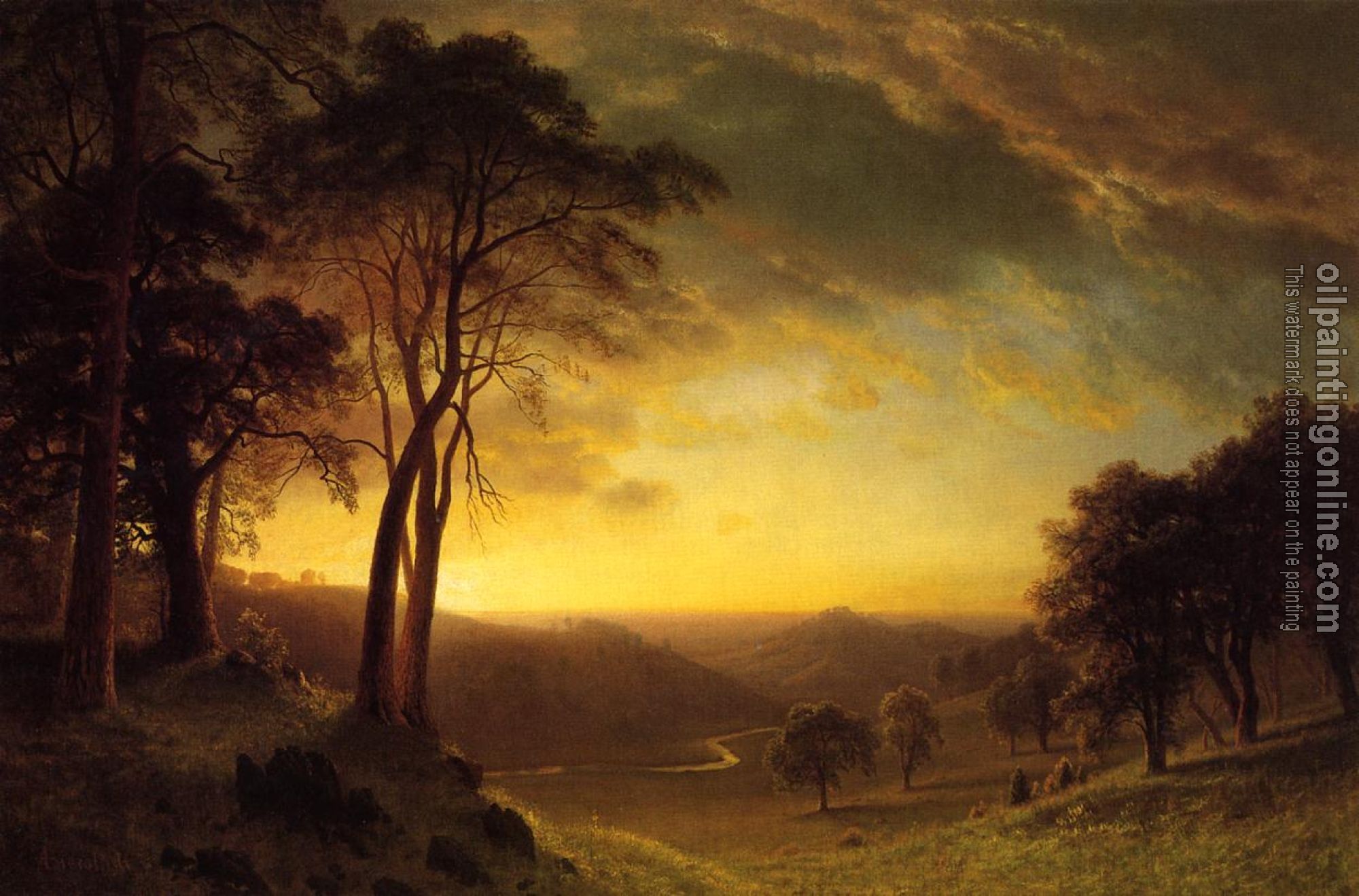 Bierstadt, Albert - Sacramento River Valley